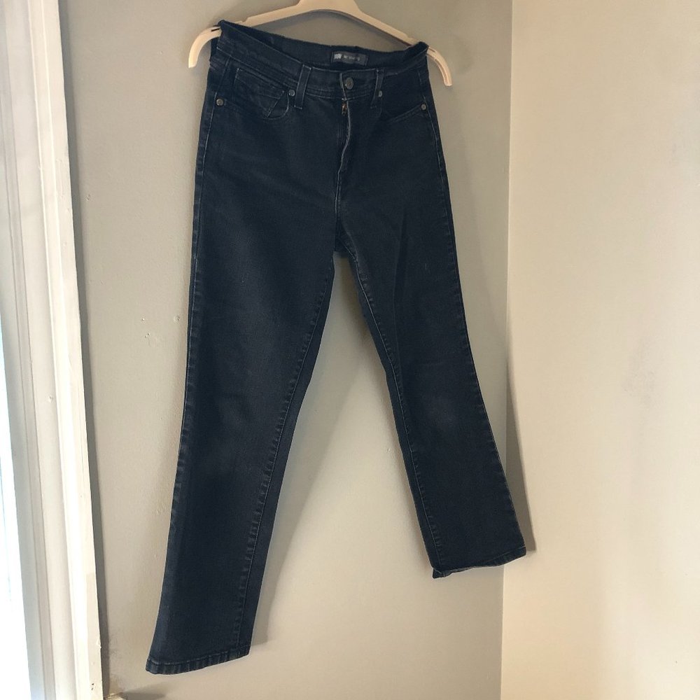 Black Jeans, 505" Straight Leg Jeans